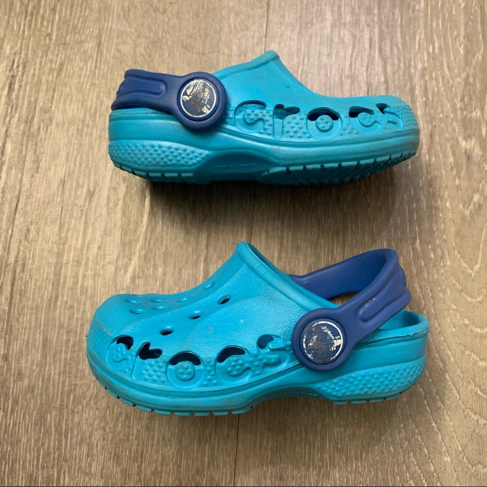 Crocs Kids Blue Baya Clog Unisex Toddler Size 4/5C